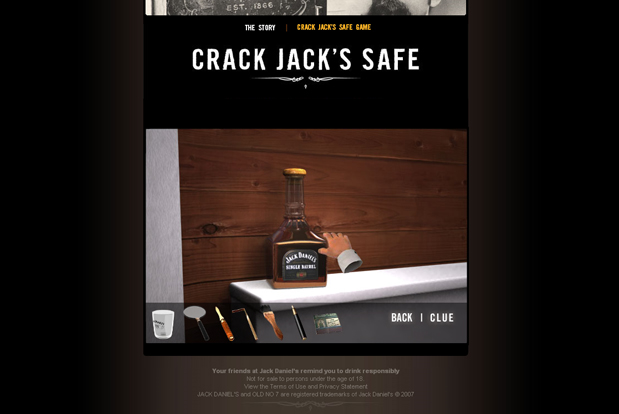 Jack Daniels, Crack Jacks Safe